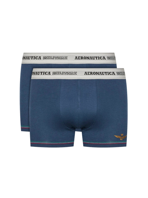 Aeronautica Militare Men's Trunk 2-Pack - blue