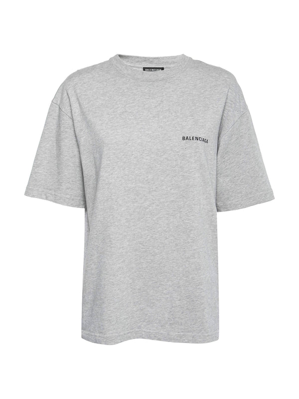 Balenciaga Printed Logo Jersey - gray