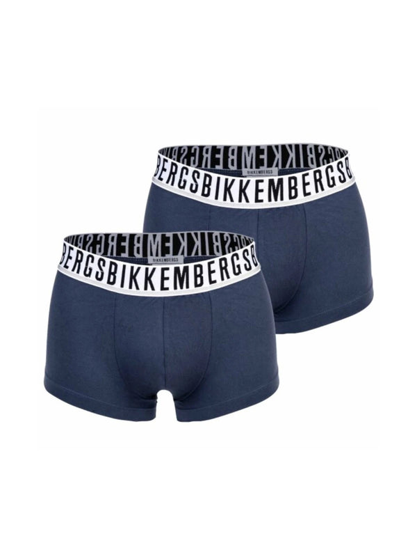 Bikkembergs Men's Trunk 2-Pack - blue