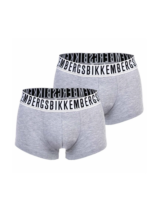 Bikkembergs Men's Trunk 2-Pack - gray