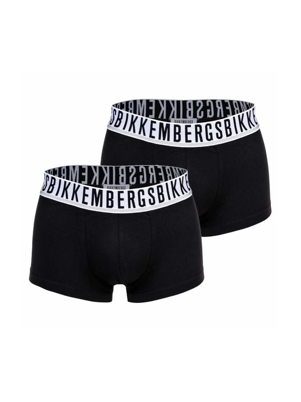 Bikkembergs Men's Trunk 2-Pack - black