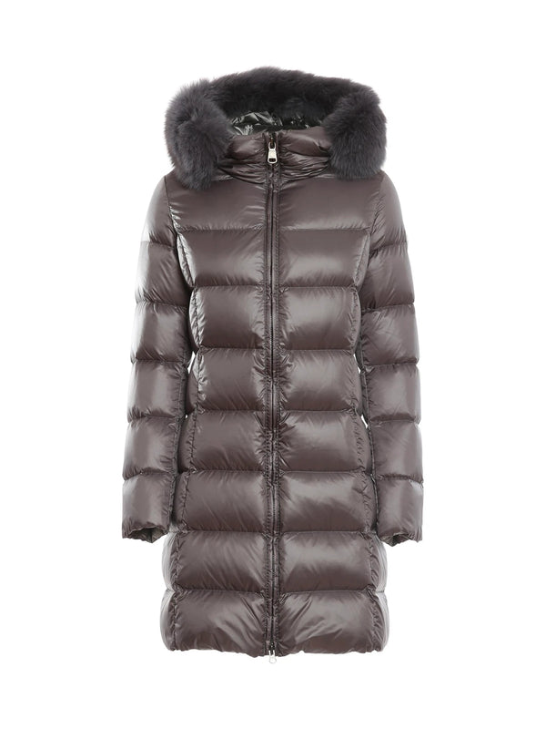 Colmar Women's Down Jacket with fur - gray